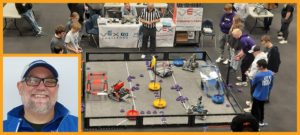 Students competing at Robotic Competition