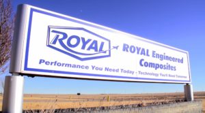 Royal Engineered Composites sign